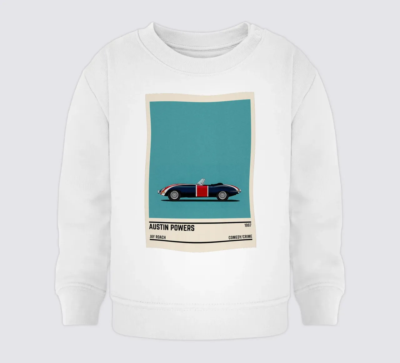 Austin Powers car felpa neonato da TheArtstudio