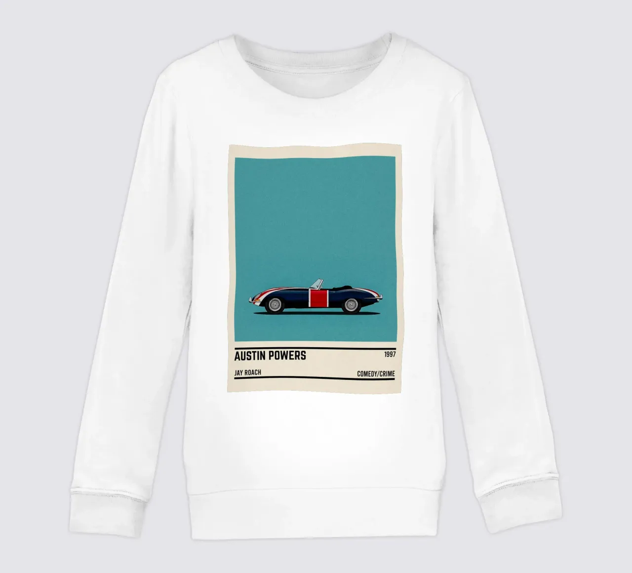 Austin Powers car felpa bambino da TheArtstudio