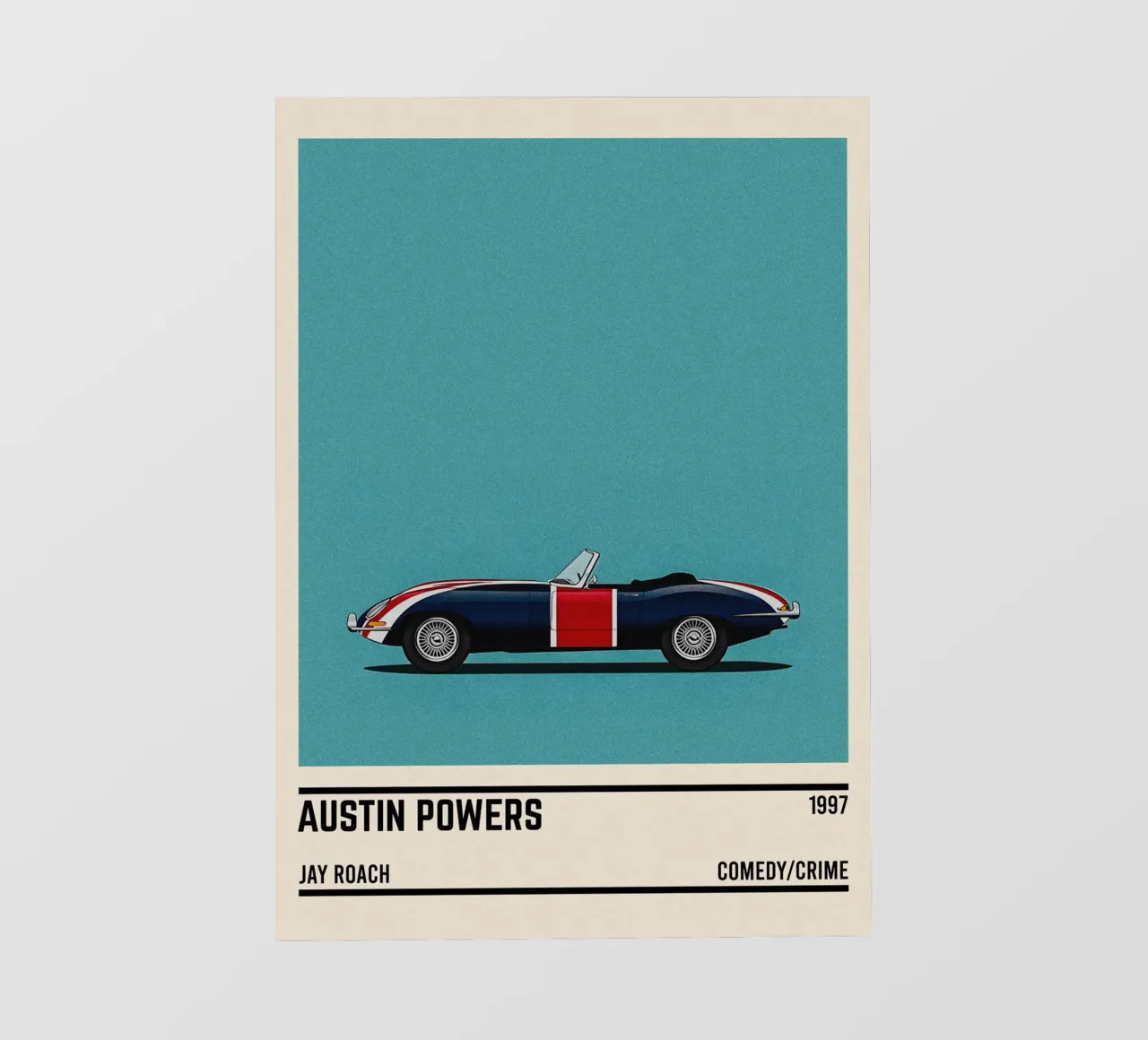 Austin Powers car pellicola backlit da TheArtstudio