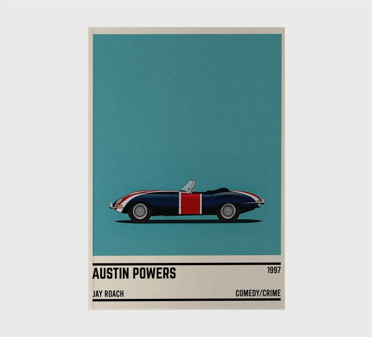 Austin Powers car diario da TheArtstudio