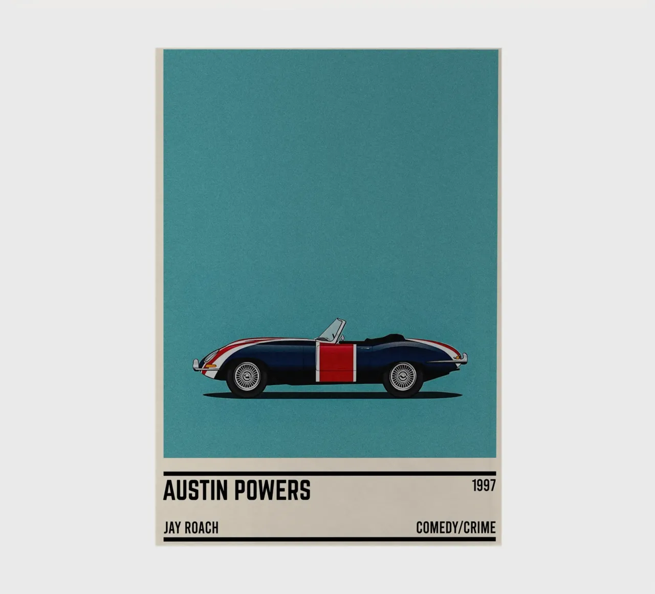 Austin Powers car diario da TheArtstudio