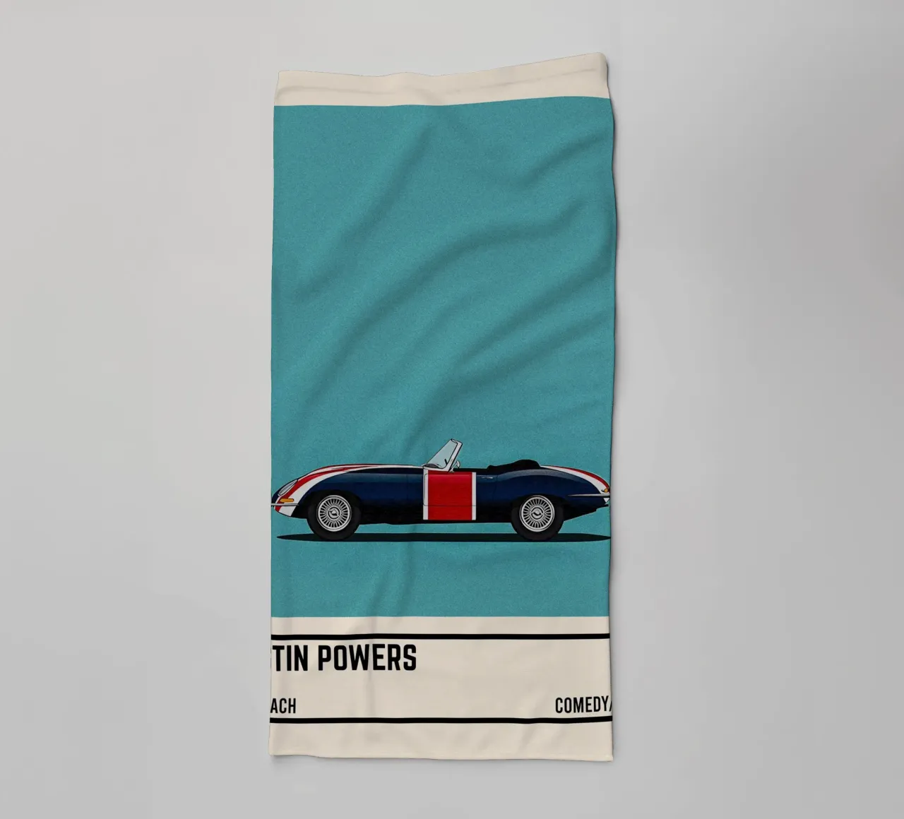 Austin Powers car asciugamano da bagno da TheArtstudio