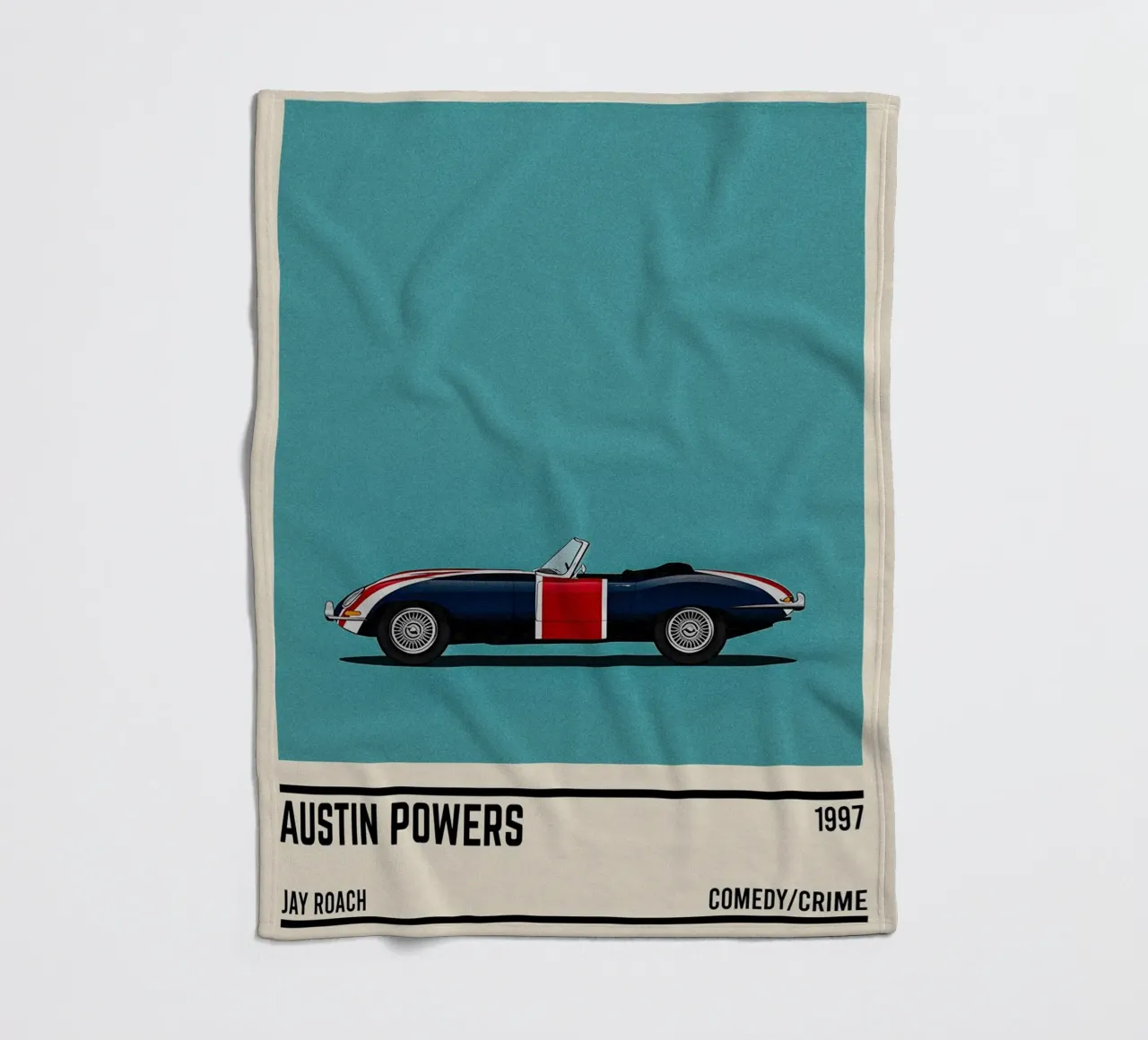 Austin Powers car coperta in pile da TheArtstudio