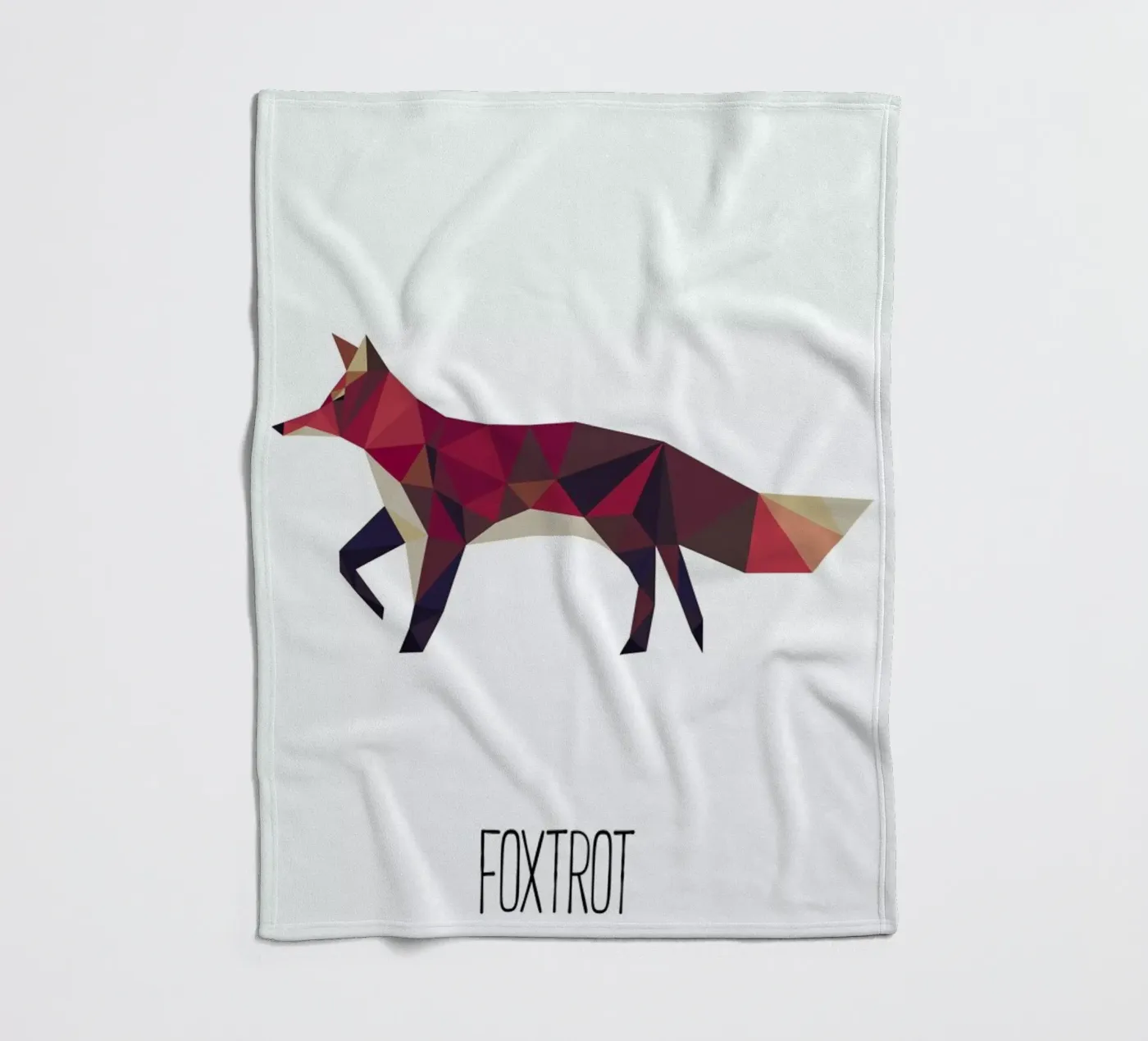 Foxtrot fleece blanket by Sabrina Ziegenhorn