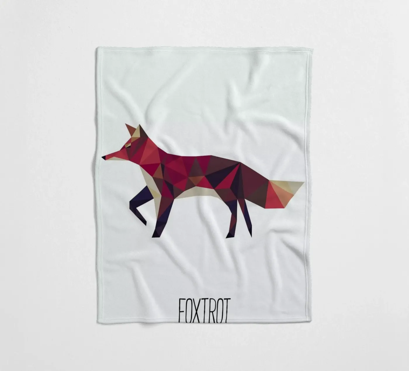 Foxtrot fleece blanket by Sabrina Ziegenhorn
