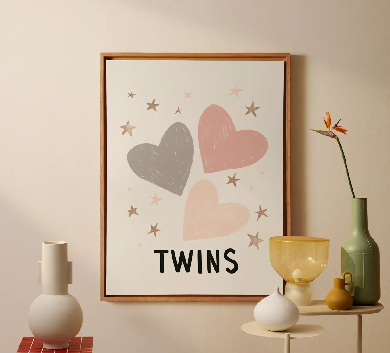 Twins No 3 tela da treechild