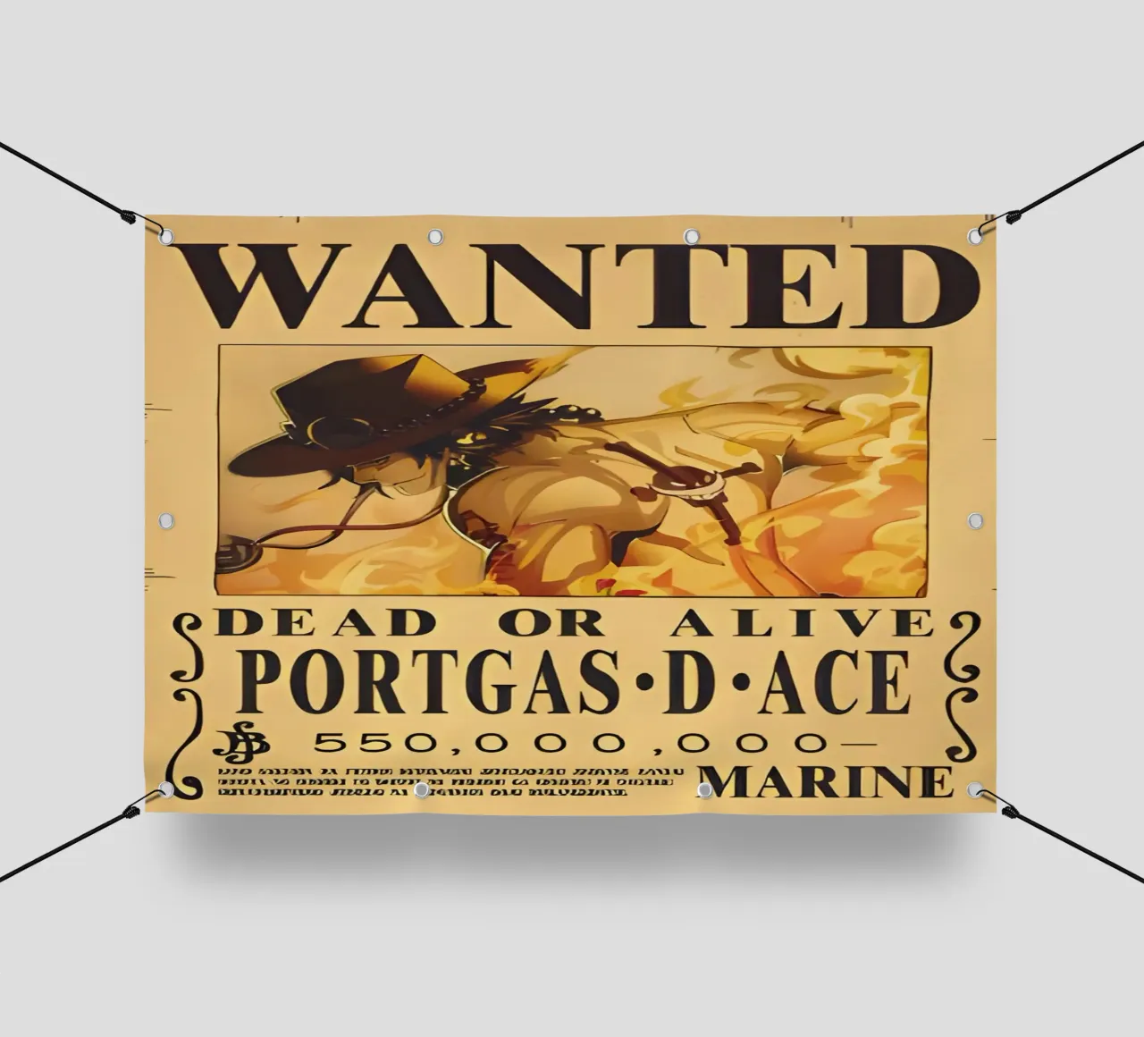 Portgas D Ace telo in pvc da CreativeStudio