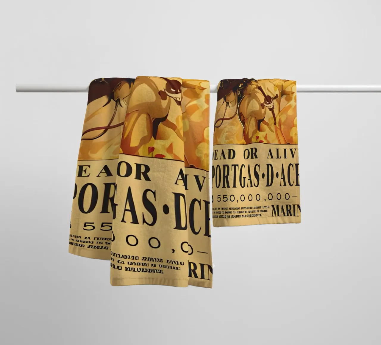 Portgas D Ace asciugamano da bagno da CreativeStudio