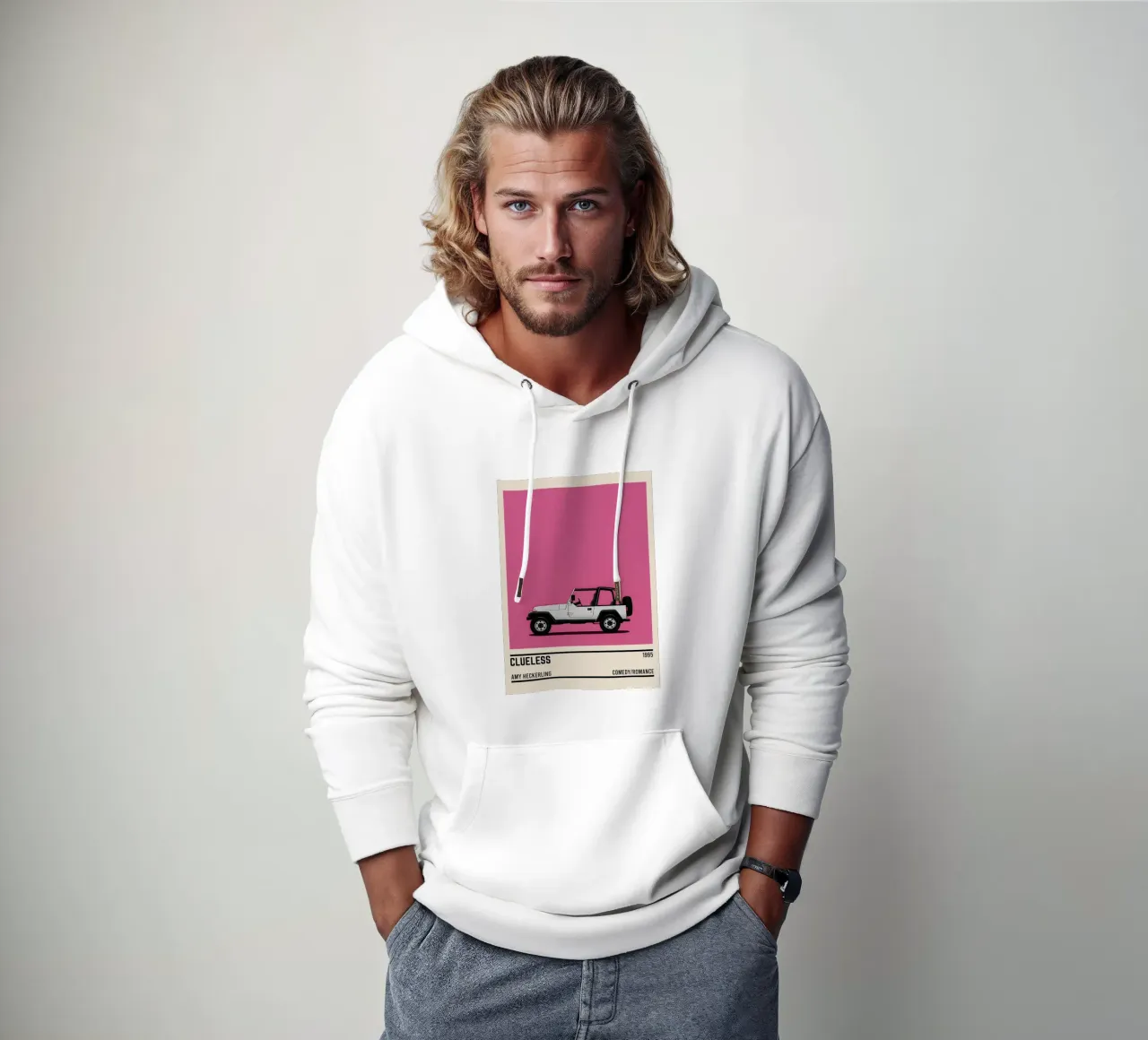 Clueless movie car felpa con cappuccio da TheArtstudio