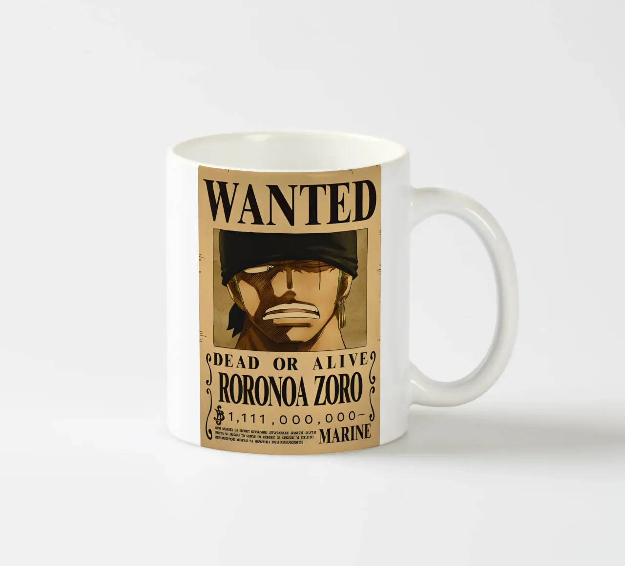 Roronoa Zoro tazza in ceramica da CreativeStudio