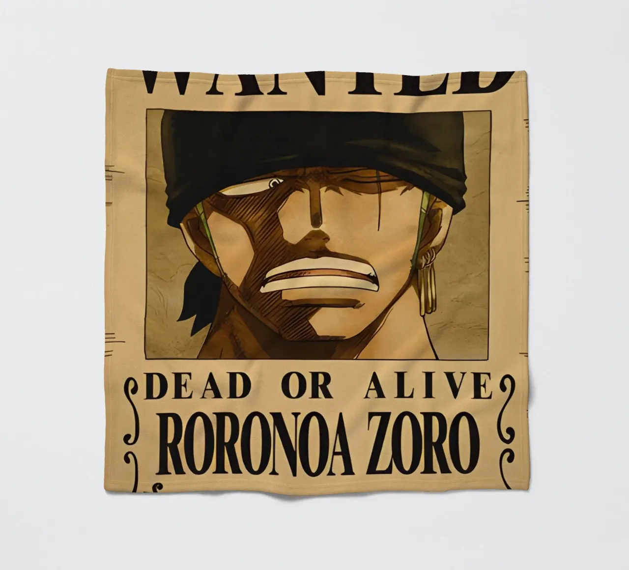 Roronoa Zoro coperta in pile da CreativeStudio
