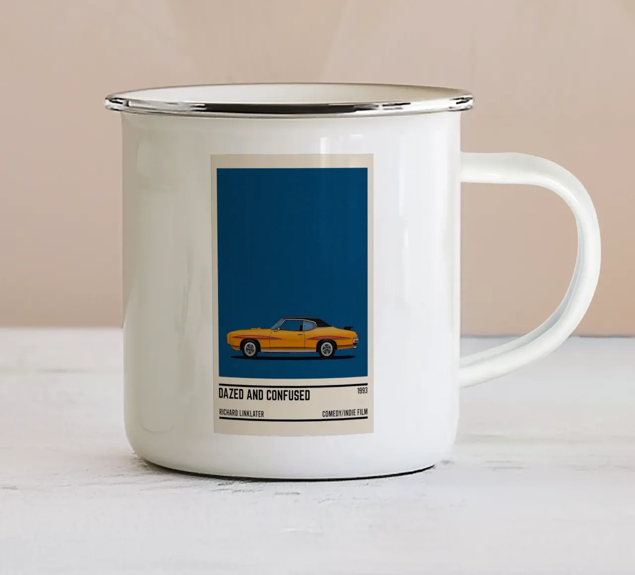 Dazed and confused car tazza in smalto da TheArtstudio