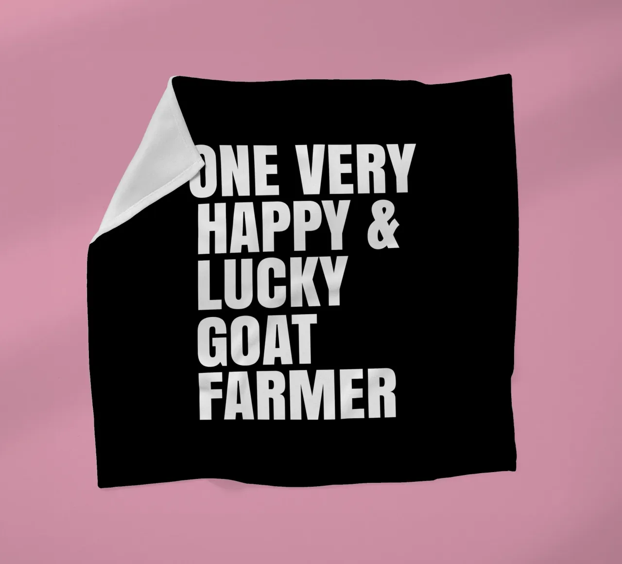 One very happy and lucky goat farmer coperta in pile da happieeagle