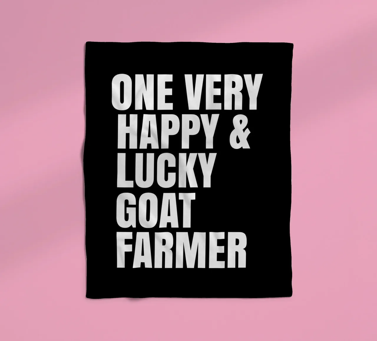 One very happy and lucky goat farmer coperta in pile da happieeagle