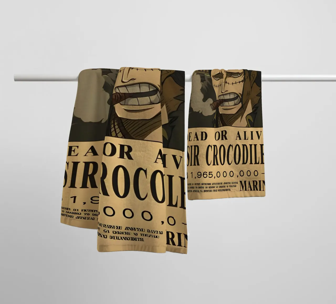 Sir Crocodile asciugamano da bagno da CreativeStudio