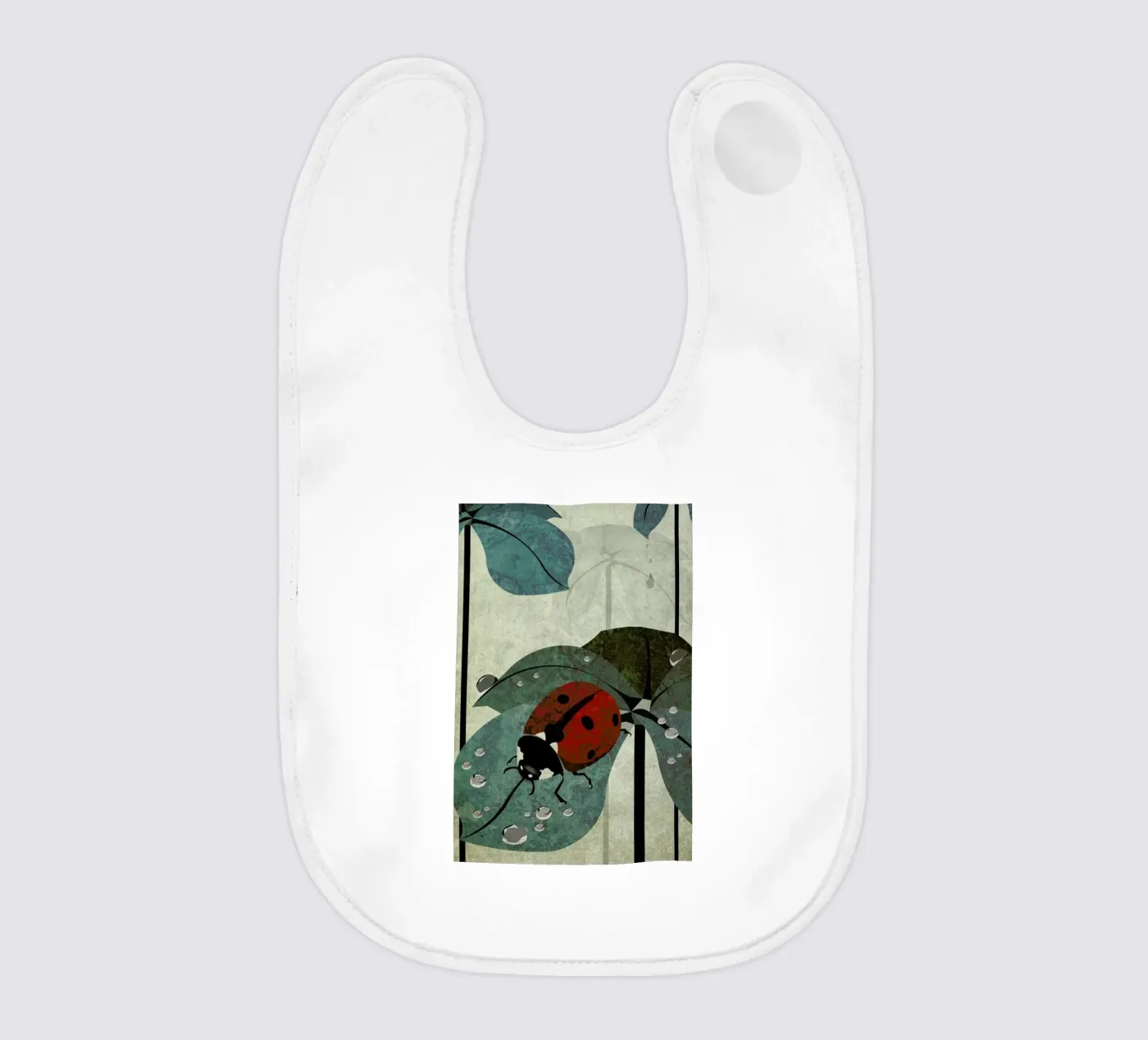 Marienkäfer baby bib by Sabrina Ziegenhorn
