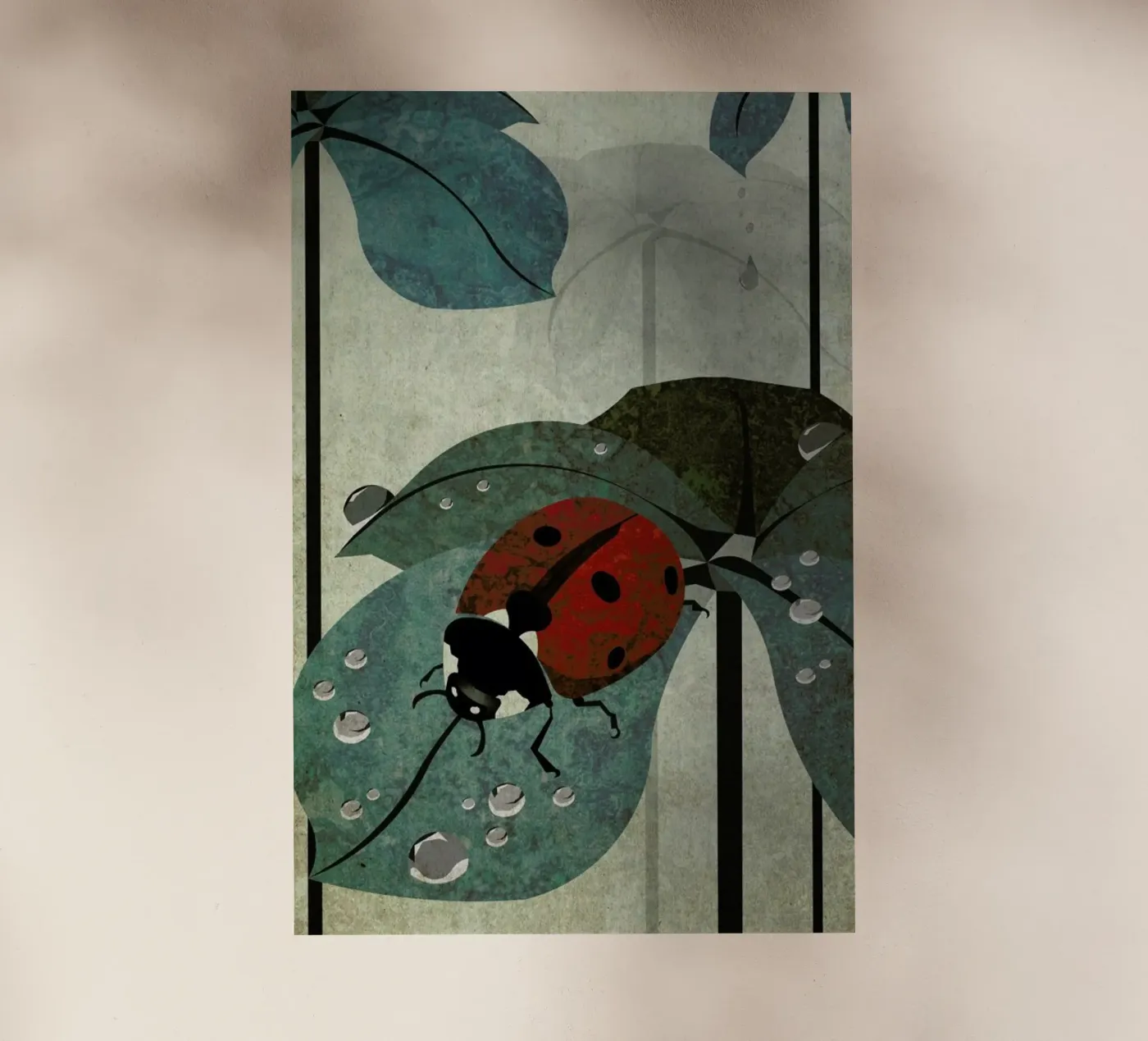 Marienkäfer pellicola backlit da Sabrina Ziegenhorn