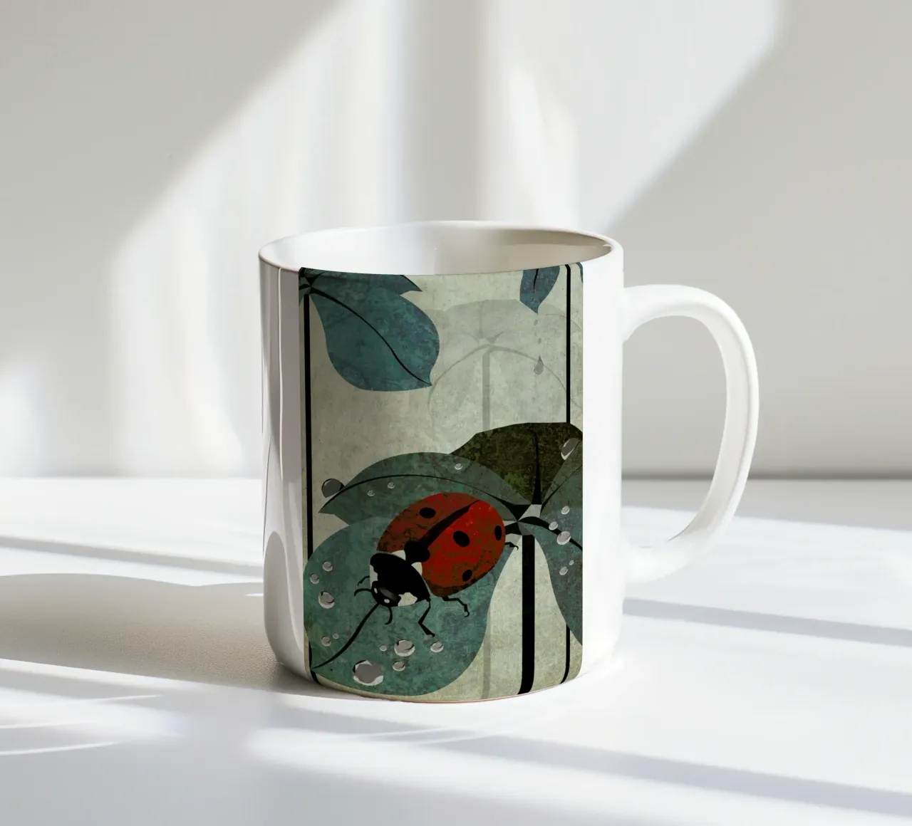 Marienkäfer tazza in ceramica da Sabrina Ziegenhorn