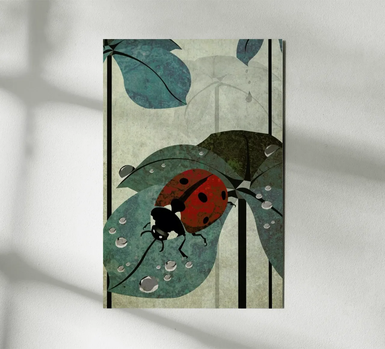 Marienkäfer alluminio dibond da Sabrina Ziegenhorn