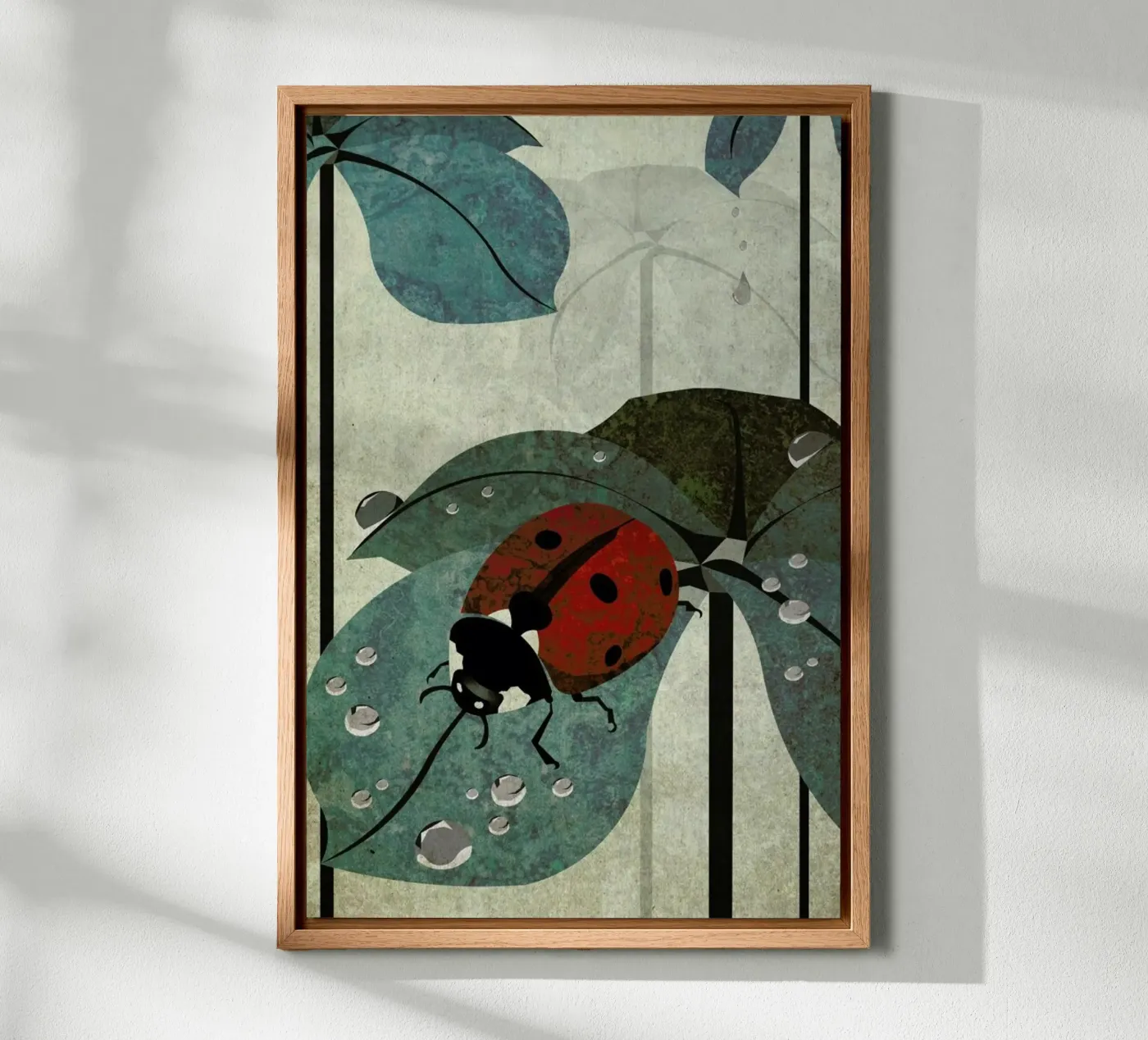 Marienkäfer canvas by Sabrina Ziegenhorn