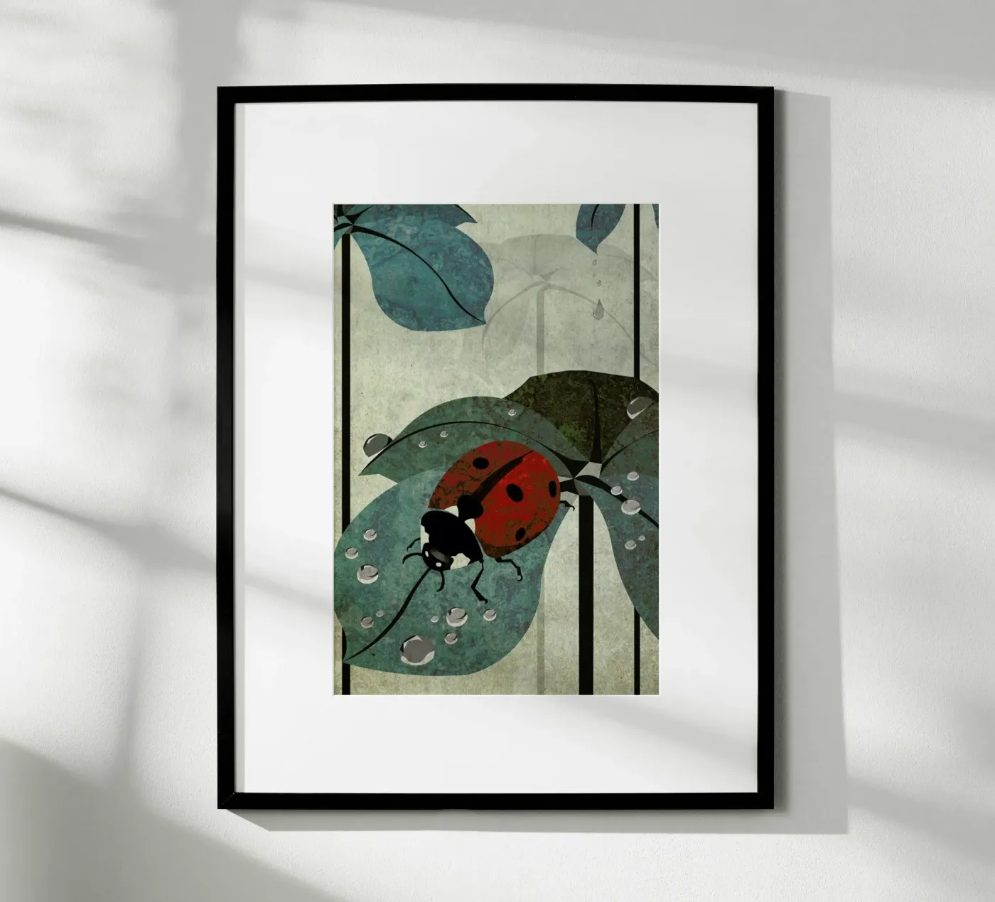 Marienkäfer poster by Sabrina Ziegenhorn