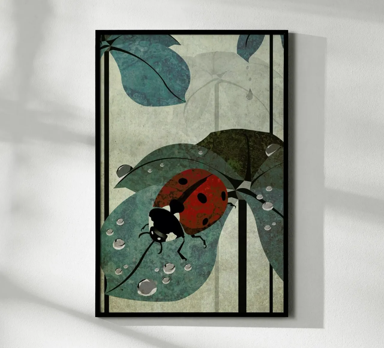 Marienkäfer poster da Sabrina Ziegenhorn