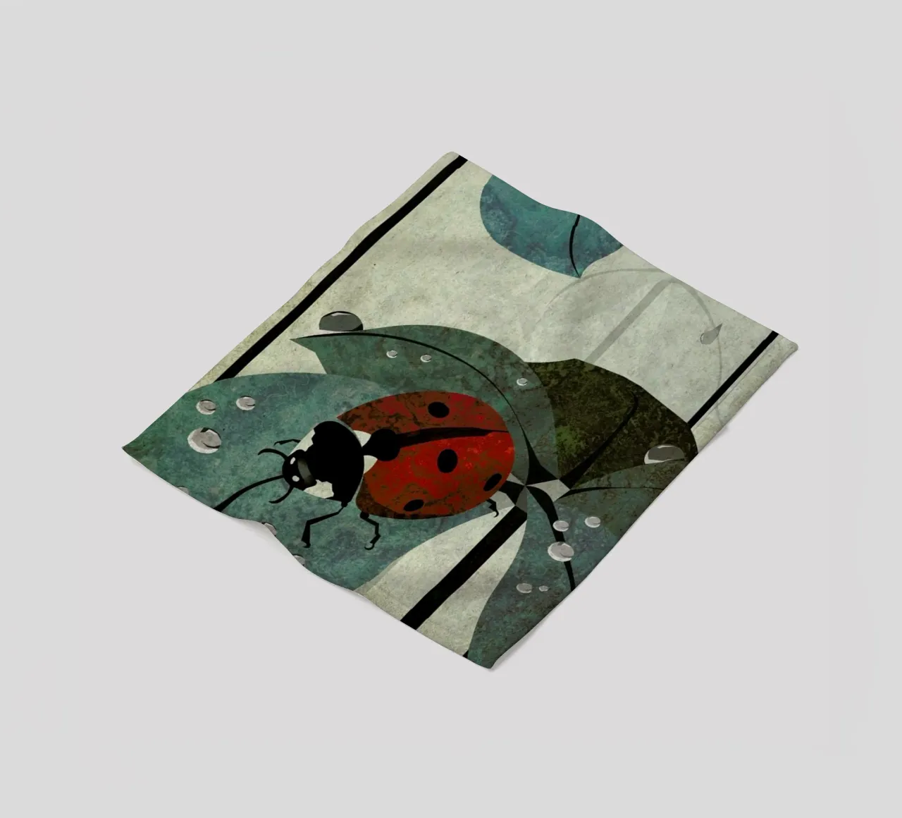 Marienkäfer Fleecedecke von Sabrina Ziegenhorn