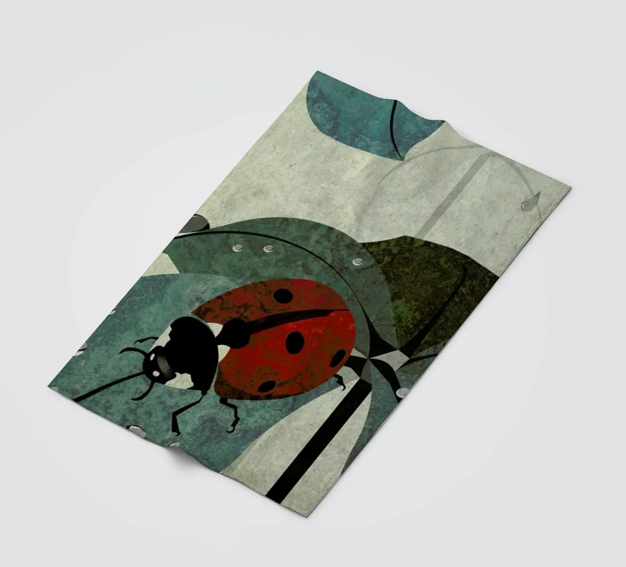 Marienkäfer Fleecedecke von Sabrina Ziegenhorn