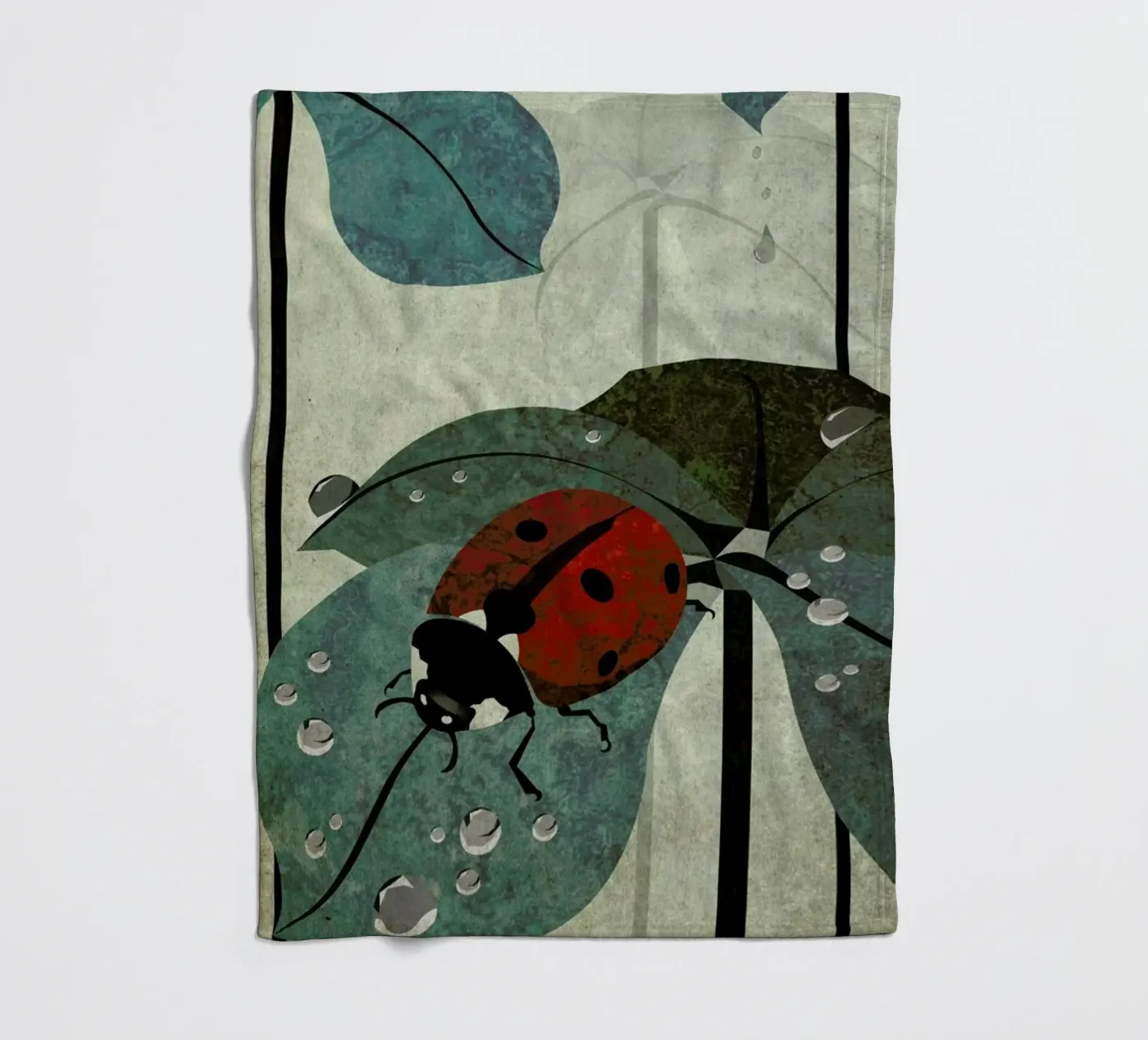 Marienkäfer fleecedeken van Sabrina Ziegenhorn