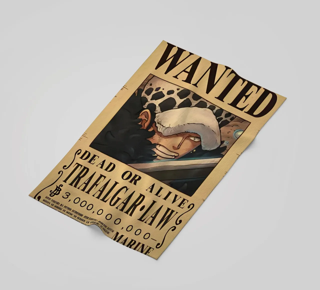 Trafalgar Law beach towel by CreativeStudio