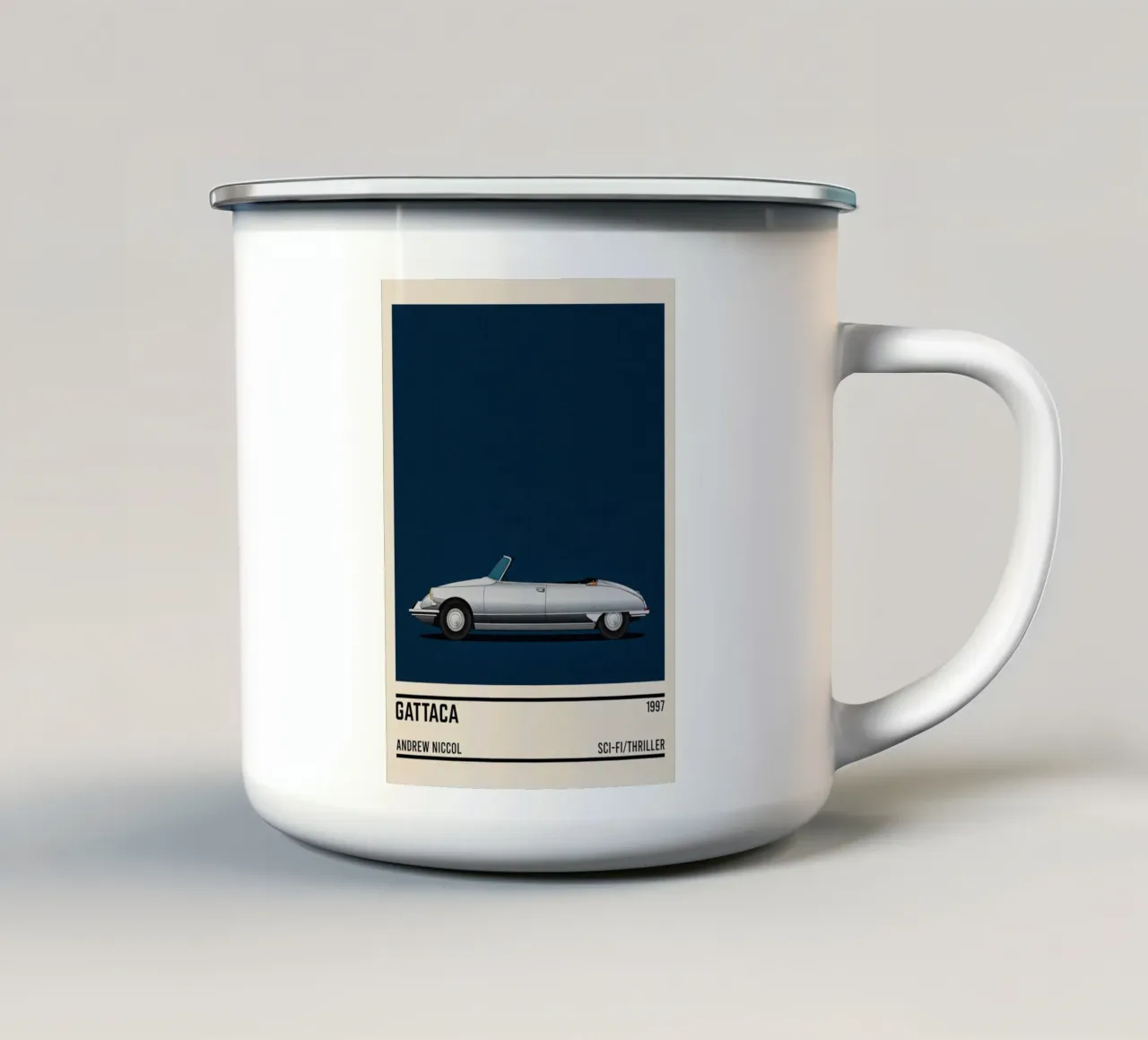 Gattaca car movie tazza in smalto da TheArtstudio