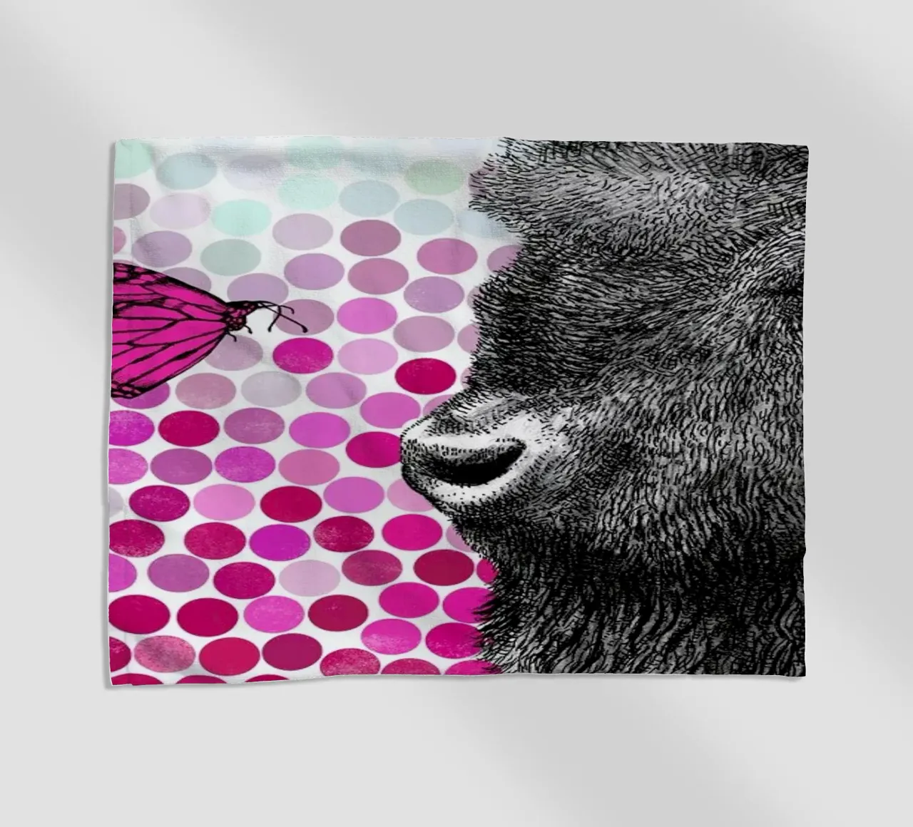 Bison and Butterfly telo mare da Eric Fan