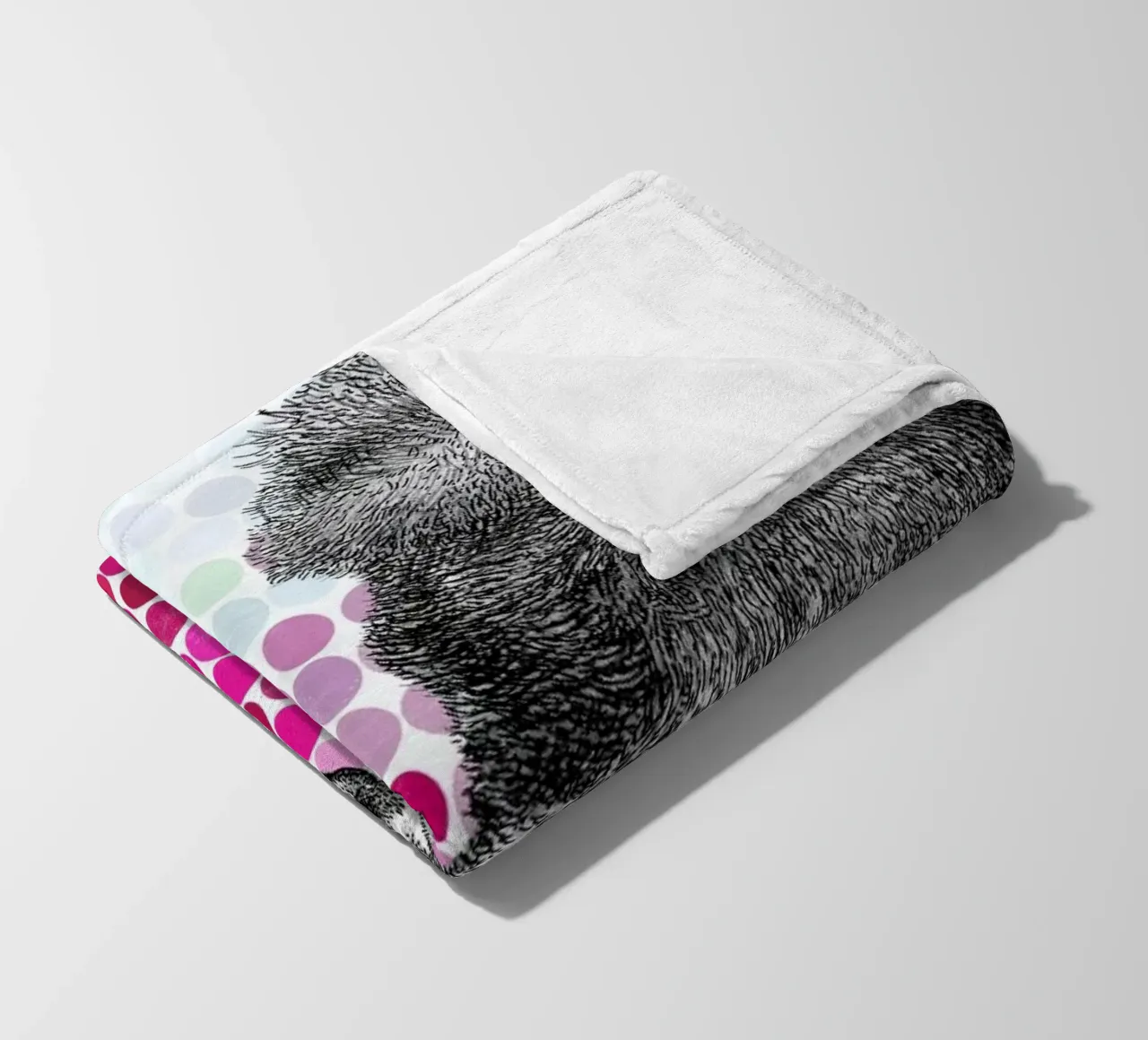 Bison and Butterfly coperta in pile da Eric Fan