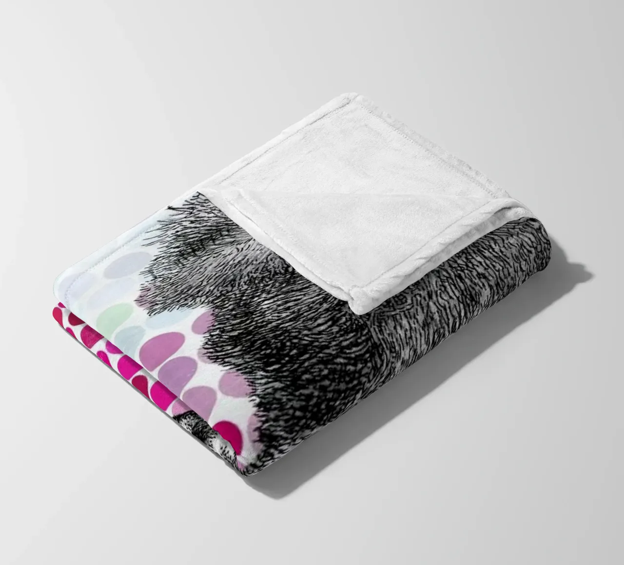 Bison and Butterfly coperta in pile da Eric Fan