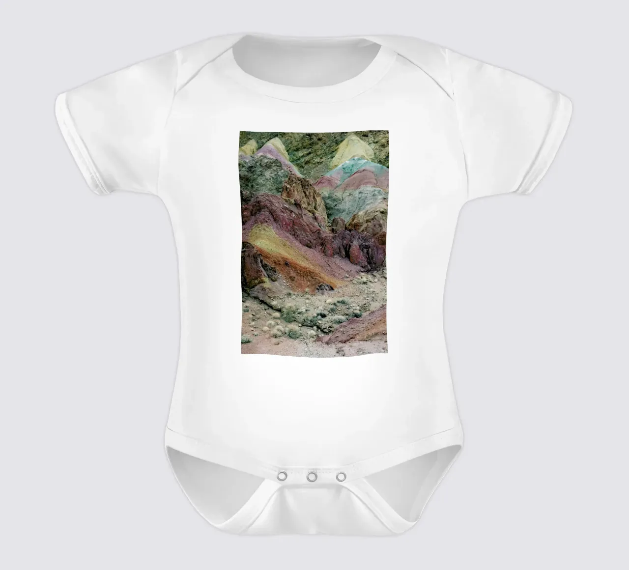 Calico Mountains body neonato maniche corte da Kevin Russ