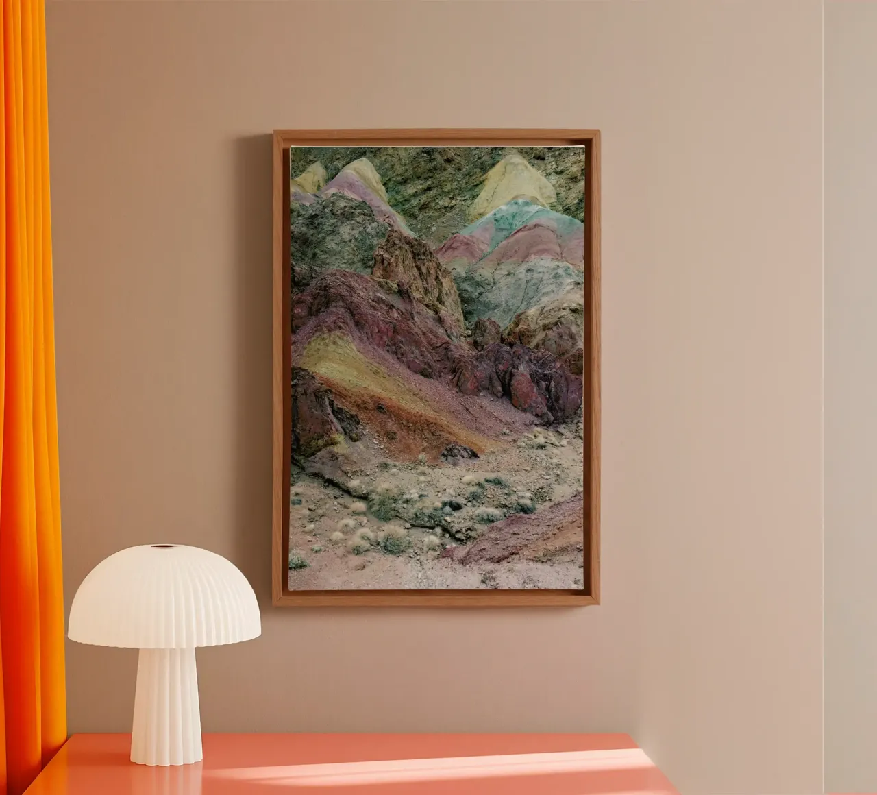 Calico Mountains tela con Cornice a cassetta da Kevin Russ