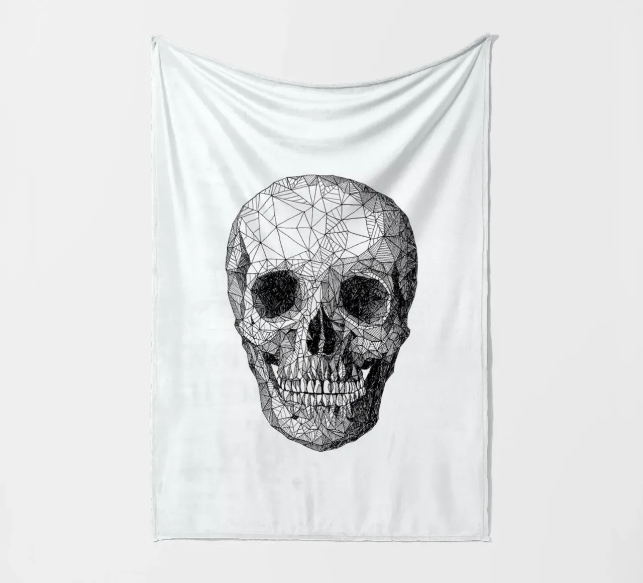 Skull fleecedeken van Pen & Ink