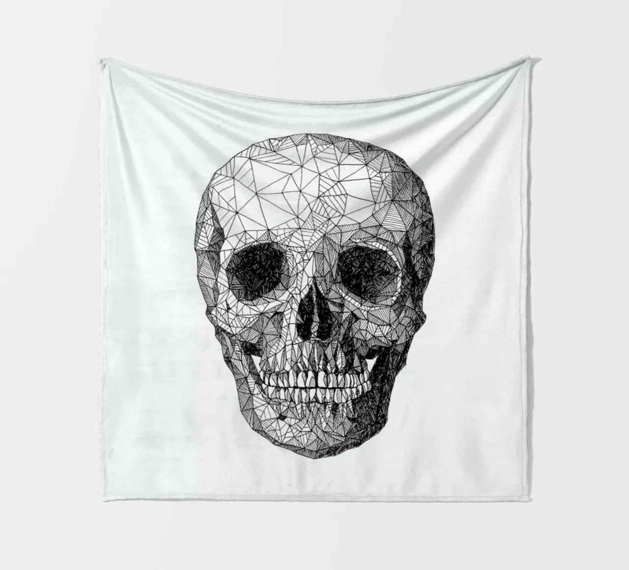 Skull fleecedeken van Pen & Ink