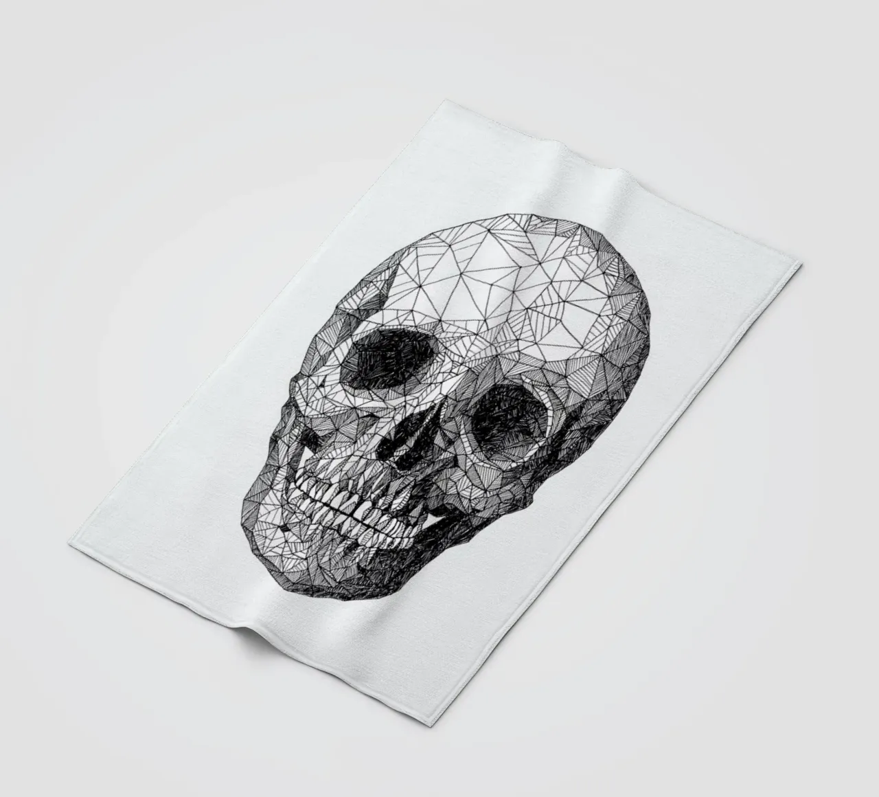 Skull fleecedeken van Pen & Ink