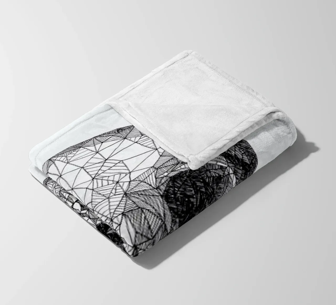 Skull fleecedeken van Pen & Ink