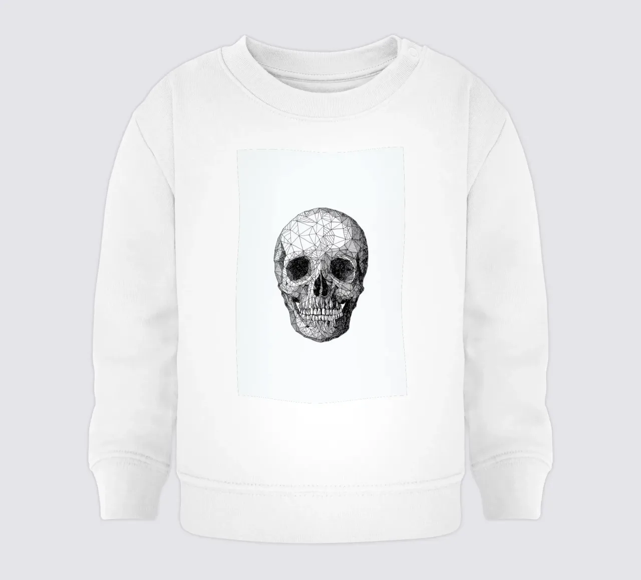 Skull felpa neonato da Pen & Ink