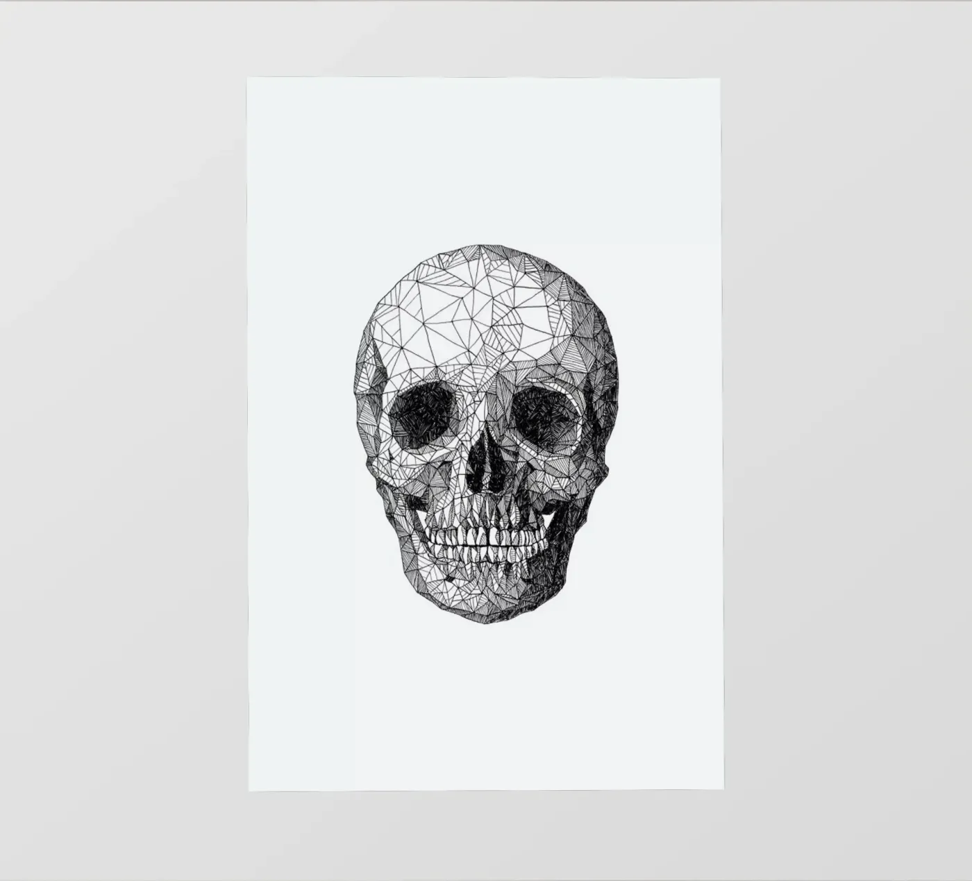 Skull pellicola backlit da Pen & Ink