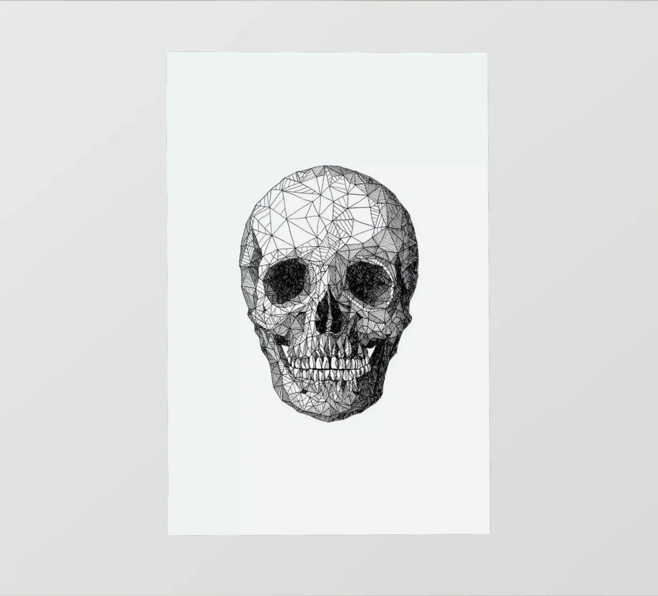 Skull pellicola backlit da Pen & Ink