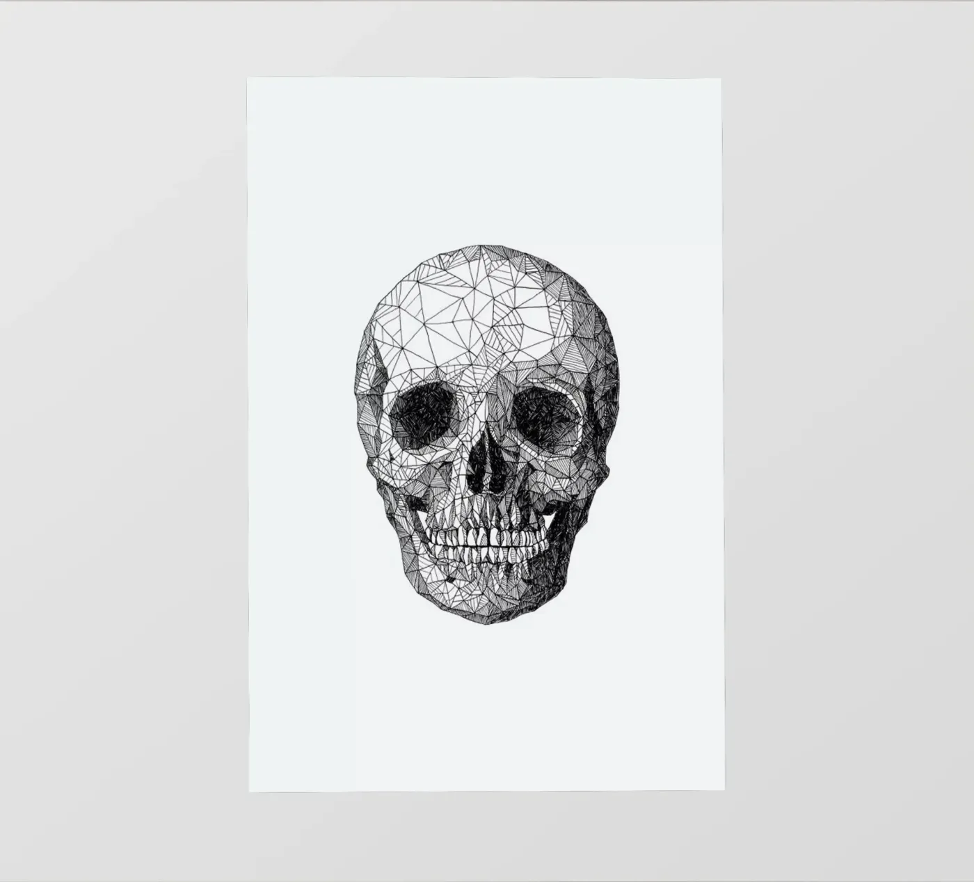 Skull pellicola backlit da Pen & Ink