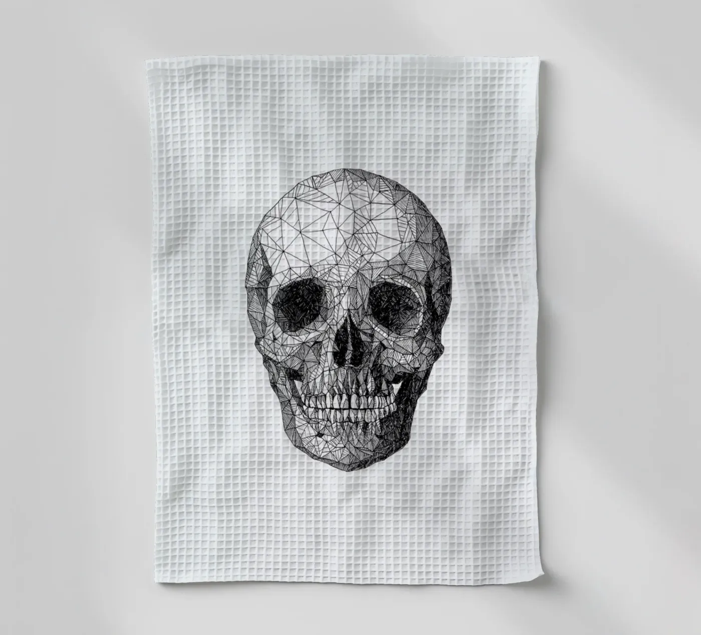 Skull Geschirrtuch von Pen & Ink