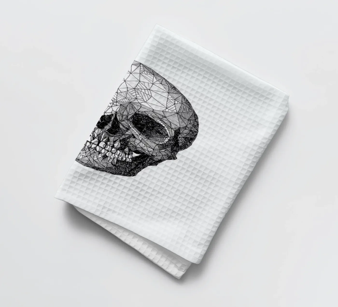 Skull Geschirrtuch von Pen & Ink