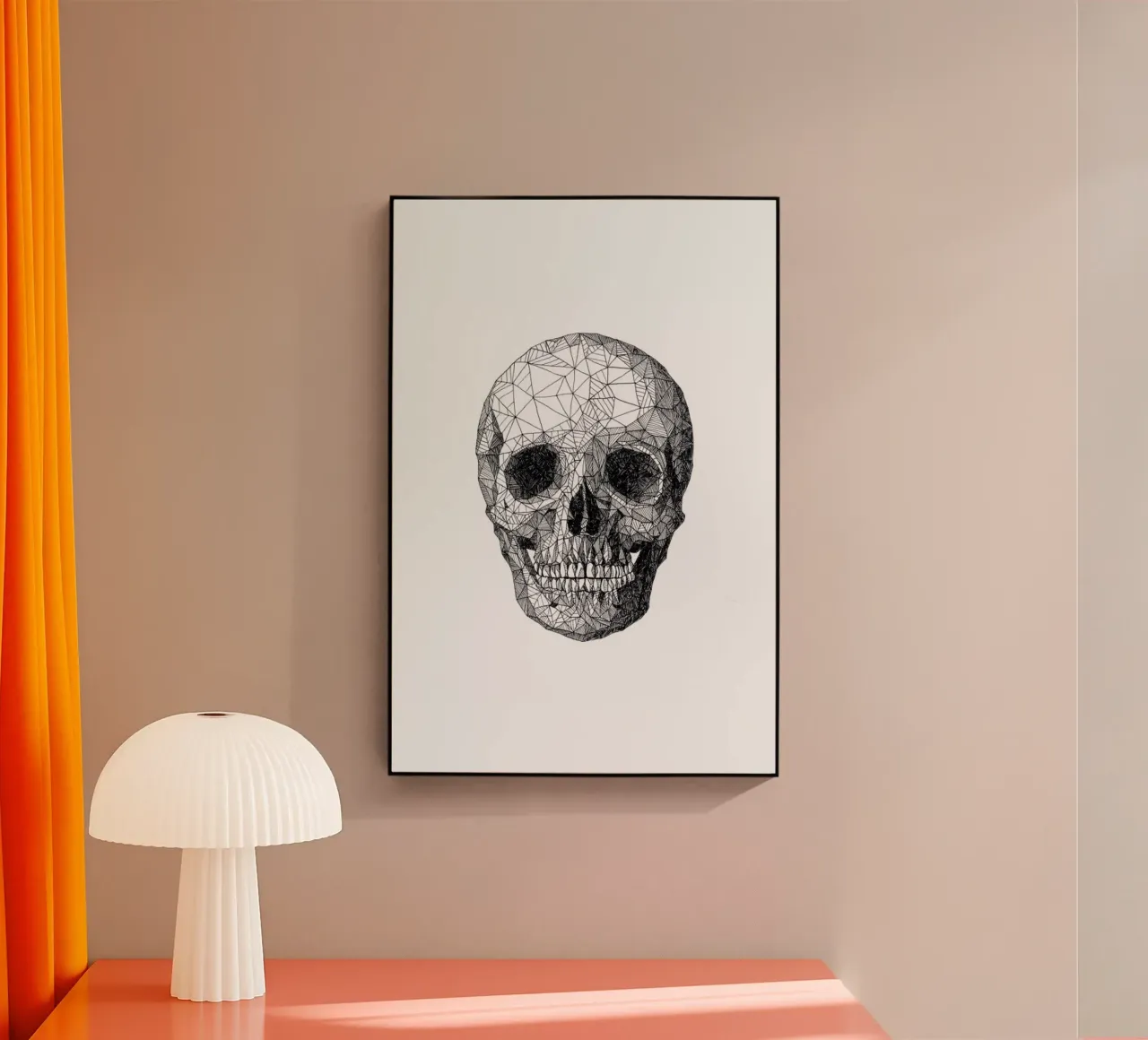 Skull plexiglass da Pen & Ink
