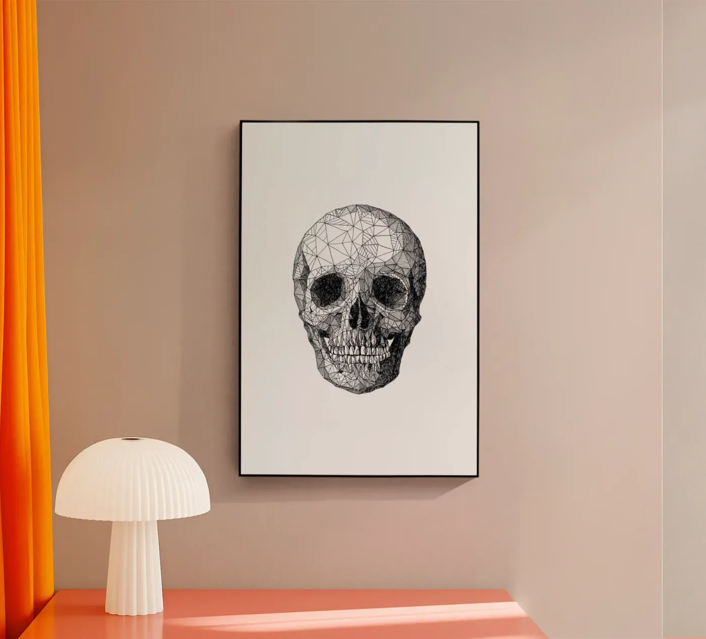 Skull plexiglas de Pen & Ink