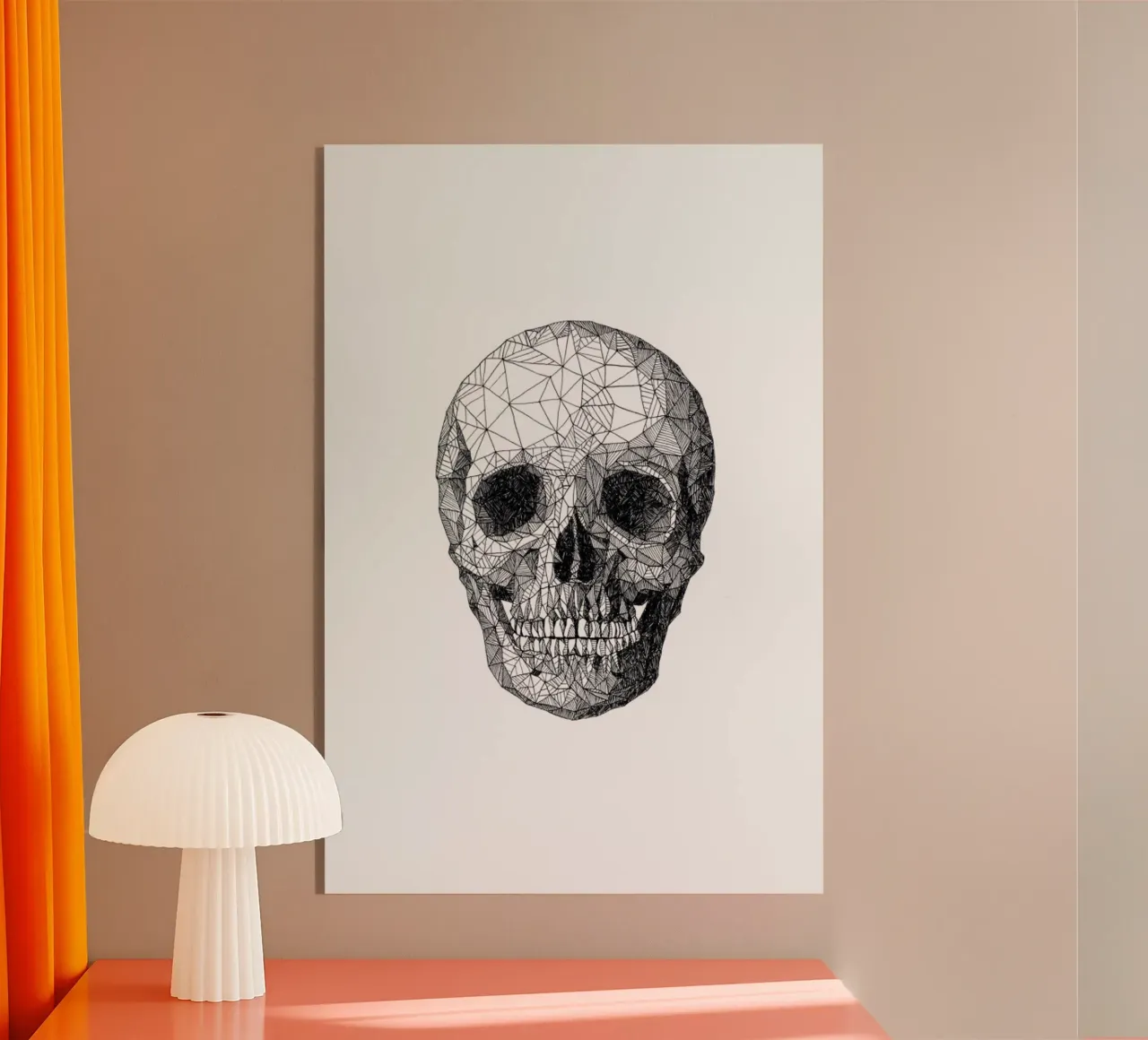 Skull plexiglass da Pen & Ink