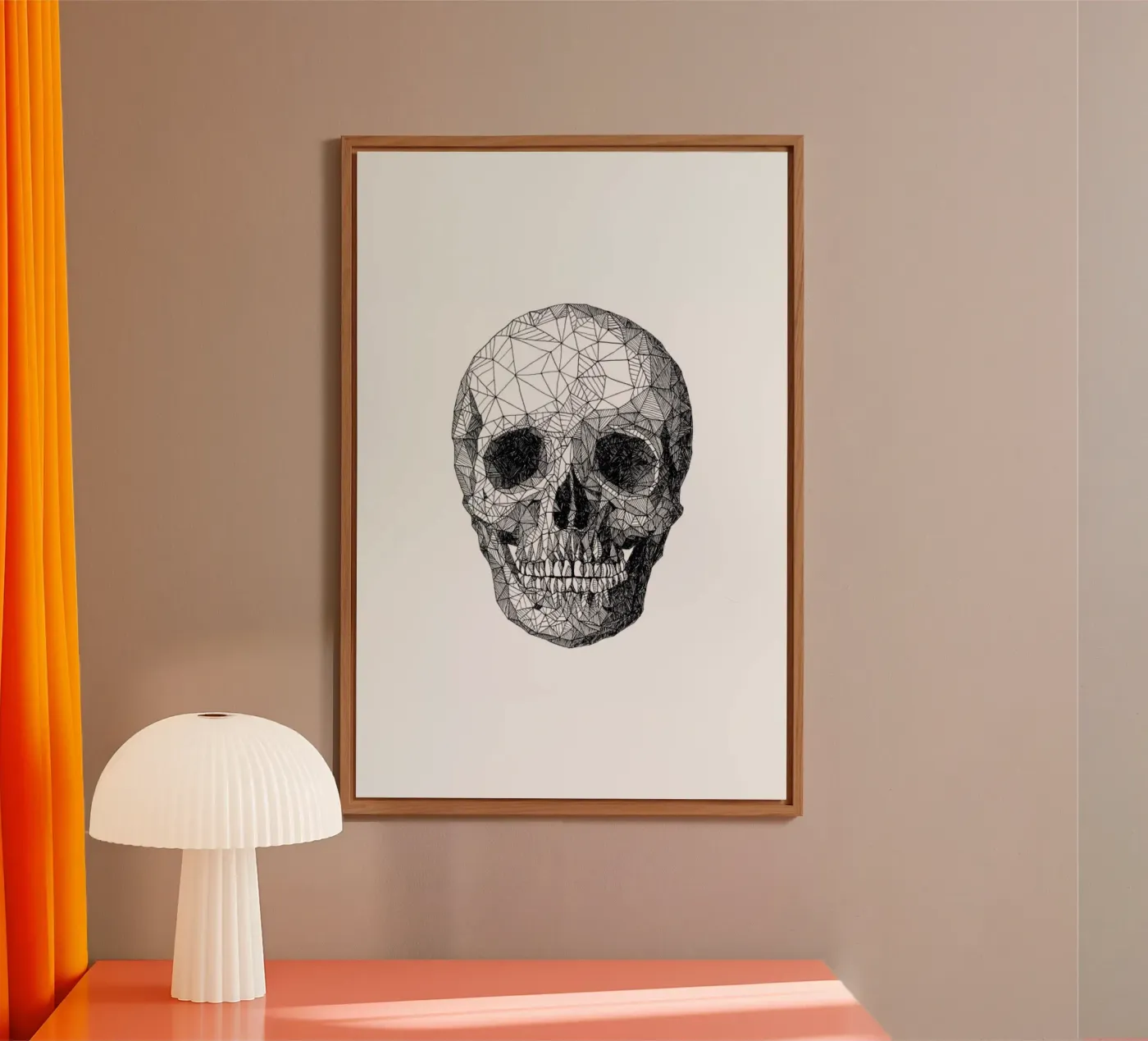 Skull pannello forex da Pen & Ink